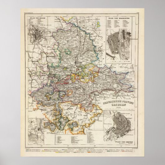 Deutschland und Preußen Poster (Vorne)