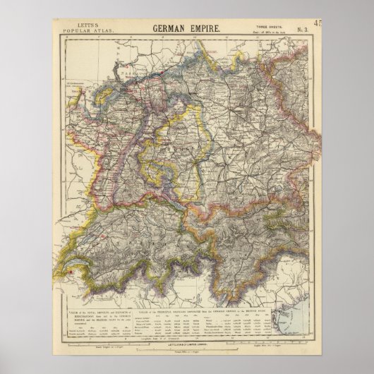 Deutschland und Schweiz Poster (Vorne)