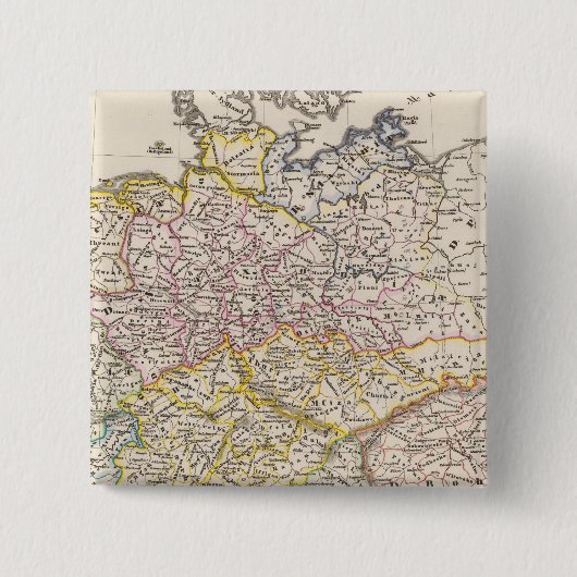 Deutschland unter Sachsen Button (Vorderseite)