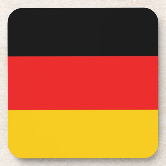 Deutschland Untersetzer der Flagge (Vorderseite)