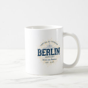 Deutschland Urlaub Souvenir Vintage Berlin Kaffeetasse