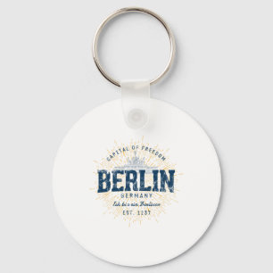 Deutschland Urlaub Souvenir Vintage Berlin Schlüsselanhänger