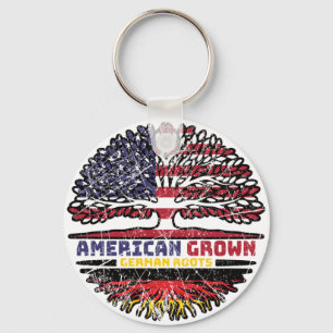 Deutschland USA USA USA Staaten Tree Schlüsselanhänger