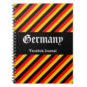 Deutschland Vacation Journal Notebook Notizblock (Vorderseite)