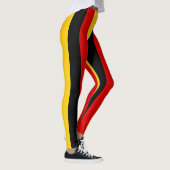 Deutschland - Vertikal gestreifte Flaggenfarben Leggings (Rechts)
