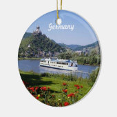 Deutschland-Verzierung Keramik Ornament (Links)