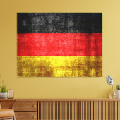Deutschland - Vintage der Flagge Leinwanddruck (Insitu (Wohnzimmer))