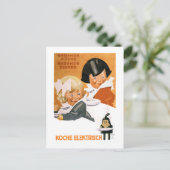 Deutschland Vintage Poster wiederhergestellt Postkarte (Stehend Vorderseite)