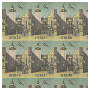 Deutschland Vintage Reise anpassbarer Stoff