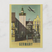 DEUTSCHLAND Vintage Reise Postkarte (Vorderseite)