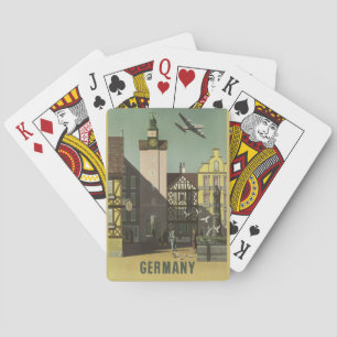 DEUTSCHLAND Vintage Reise Spielkarten