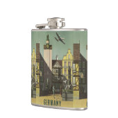 DEUTSCHLAND Vintage Reiseflasche Flachmann (Links)