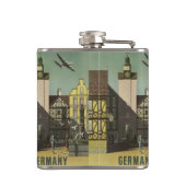 DEUTSCHLAND Vintage Reiseflasche Flachmann (Rückseite)