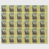 DEUTSCHLAND Vintage Reiseverpackungspapier Geschenkpapier (Flach)