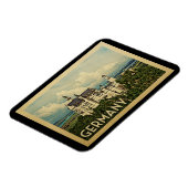 Deutschland Vintage Travel Magnet (Linke Seite)