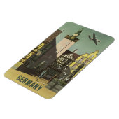 DEUTSCHLAND Vintage Travel Magnet (Linke Seite)