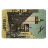 DEUTSCHLAND Vintage Travel Magnet (Horizontal)