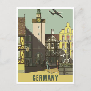 Deutschland Vintage Travel Postcard Postkarte
