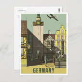 Deutschland Vintage Travel Postcard Postkarte (Vorne/Hinten)