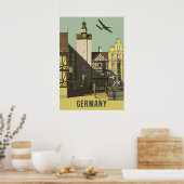 Deutschland Vintage Travel Poster (Küche)