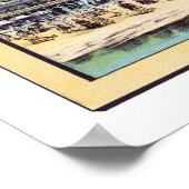 Deutschland Vintage Travel Poster restauriert 1888 (Ecke)