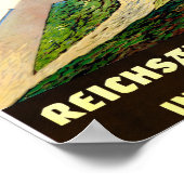 Deutschland Vintage Travel Poster wiederhergestell (Ecke)