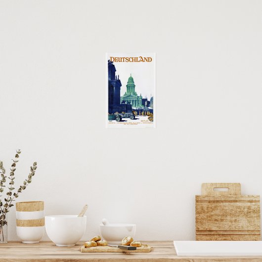 Deutschland Vintage Travel Poster wiederhergestell (Küche)