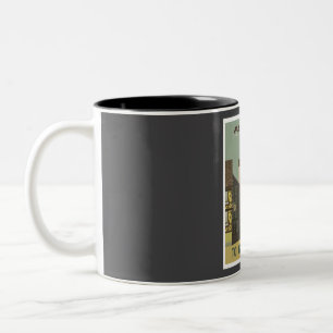 Deutschland Vintage Travel Zweifarbige Tasse