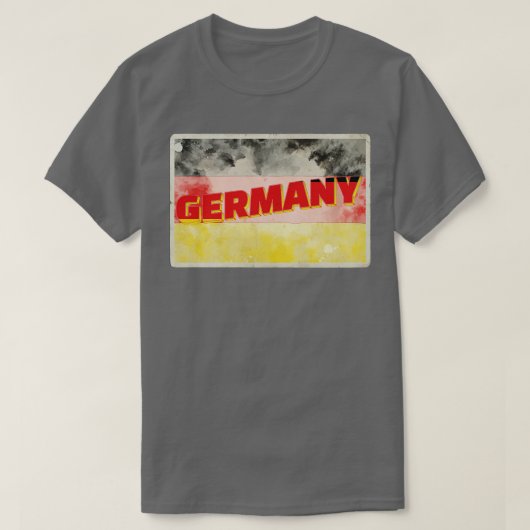 Deutschland Vintager Retro-Souvenir T-Shirt (Design vorne)