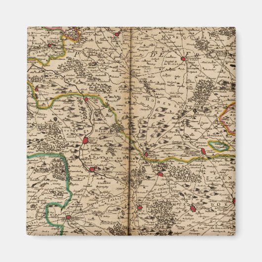 Deutschland Wälder Magnet (Vorne)