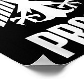 Deutschland-Wappen-Adlerprotest Poster (Ecke)