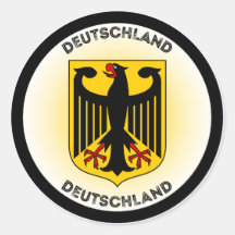 Deutschland-Wappen-Circle-Form