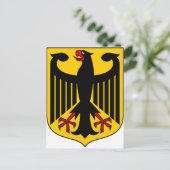 Deutschland Wappen DE Postkarte (Stehend Vorderseite)