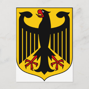 Deutschland Wappen DE Postkarte