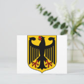 Deutschland Wappen DE Postkarte (Stehend Vorderseite)