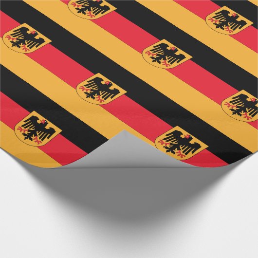 Deutschland-Wappen Geschenkpapier (Ecke)