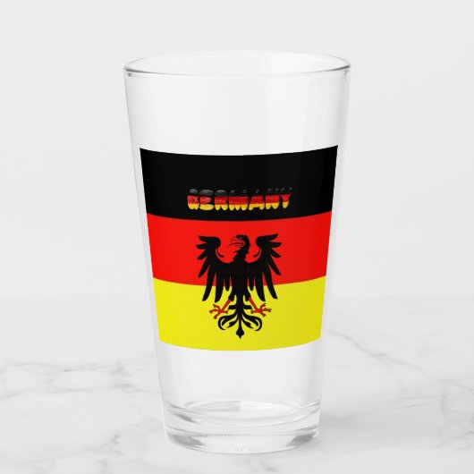 Deutschland-Wappen  Glas (Vorderseite)