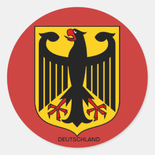 Deutschland Wappen Großer Aufkleber