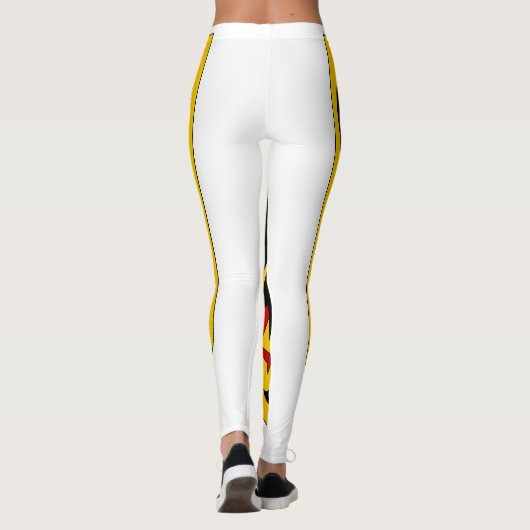 Deutschland Wappen Leggings (Rückseite)