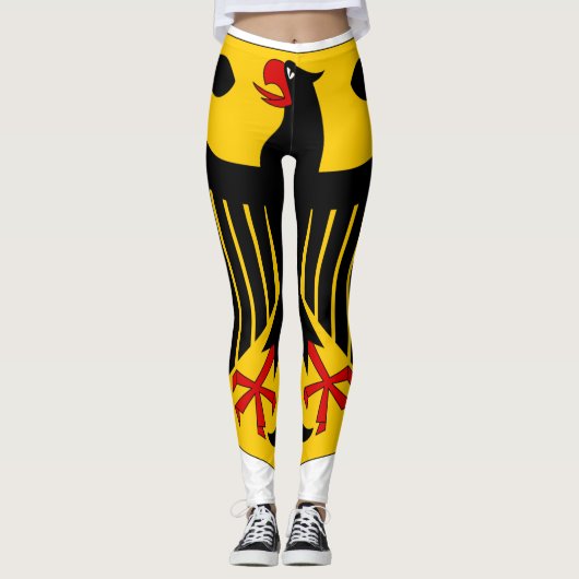 Deutschland Wappen Leggings (Vorderseite)