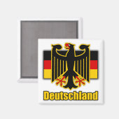 Deutschland-Wappen Magnet (Vorderseite/Rückseite)