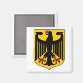 Deutschland-Wappen Magnet (Vorderseite/Rückseite)