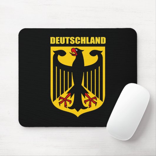 Deutschland-Wappen Mousepad (Mit Mouse)