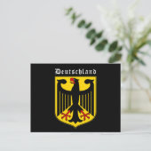 Deutschland-Wappen Postkarte (Stehend Vorderseite)