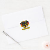 Deutschland-Wappen Runder Aufkleber (Umschlag)