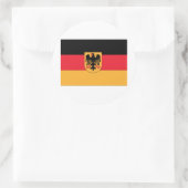 Deutschland-Wappen Runder Aufkleber (Tasche)