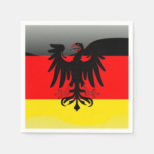 Deutschland-Wappen Serviette (Vorderseite)