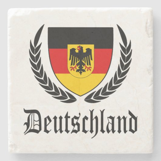 Deutschland-Wappen Steinuntersetzer (Vorderseite)