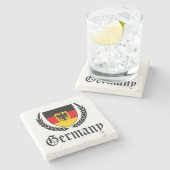 Deutschland Wappen Steinuntersetzer (Seitenansicht)