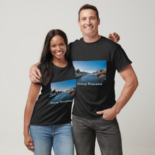 Deutschland Warnemünde Warnow Channel T-Shirt